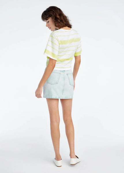 Favorite Daughter The Joanne Top - Green Tea Stripe - nineNORTH | Men's & Women's Clothing Boutique