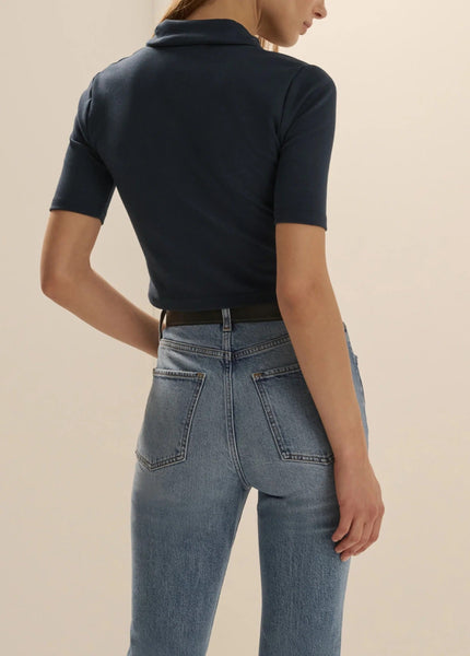 Favorite Daughter The Reading Polo - Navy - nineNORTH | Men's & Women's Clothing Boutique