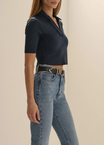 Favorite Daughter The Reading Polo - Navy - nineNORTH | Men's & Women's Clothing Boutique