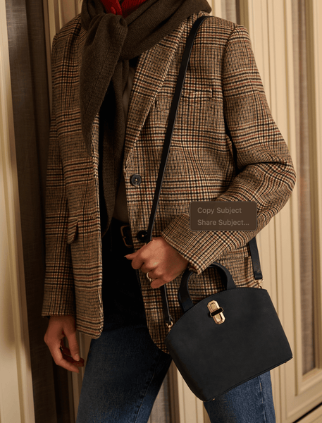 Favorite Daughter The Suede Heirloom Mini Tote - Midnight - nineNORTH