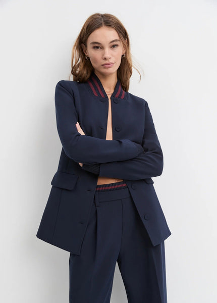 Favorite Daughter The Varsity Blazer - Navy Vino - nineNORTH | Men's & Women's Clothing Boutique