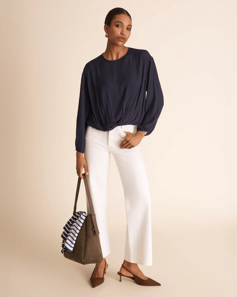 FRAME Le Slim Palazzo Modernist Pocket / Au Natural Clean - nineNORTH | Men's & Women's Clothing Boutique