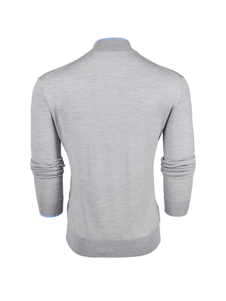 Greyson Saratoga Quarter-Zip - Heather Grey - nineNORTH