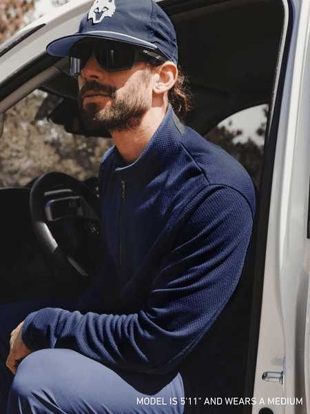 Greyson Troy Quarter - Zip / Maltese Blue - nineNORTH | Men's & Women's Clothing Boutique