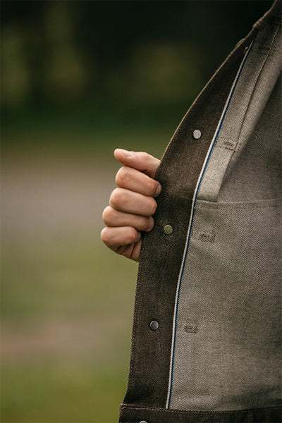 Hiroshi Kato The Blade 10.5oz Selvedge Jacket / Brown Raw - nineNORTH | Men's & Women's Clothing Boutique