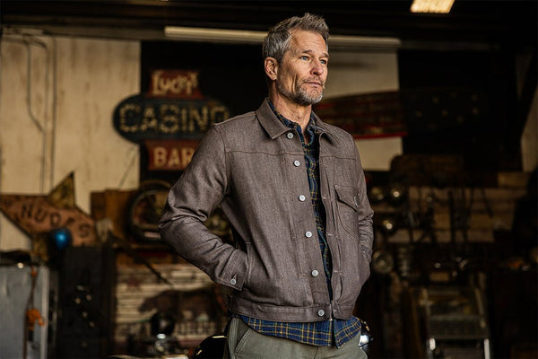 Hiroshi Kato The Blade 10.5oz Selvedge Jacket / Brown Raw - nineNORTH | Men's & Women's Clothing Boutique