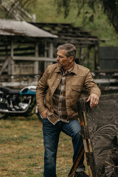 Hiroshi Kato The Brace Waffle Plaid / Fog - nineNORTH | Men's & Women's Clothing Boutique