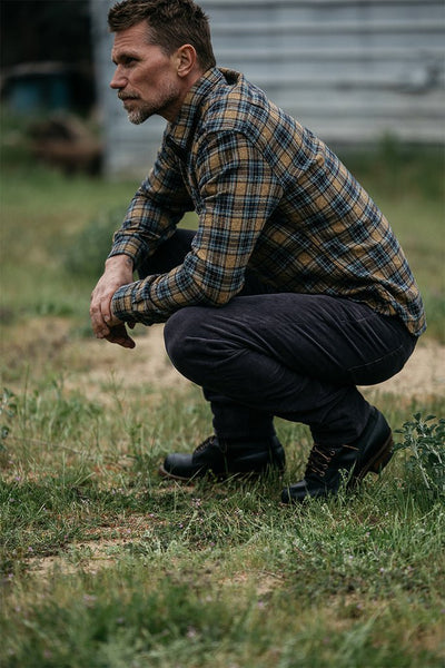 Hiroshi Kato The Pen Slim Stretch 16w Corduroy / Charcoal - nineNORTH | Men's & Women's Clothing Boutique