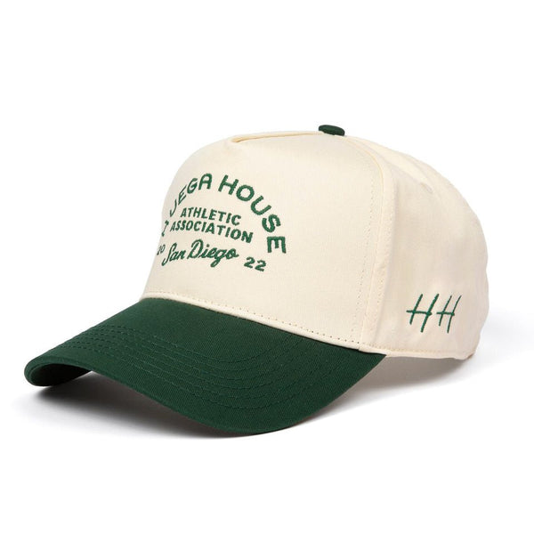 Huega House Athletic Association Hat / Green & Natural - nineNORTH | Men's & Women's Clothing Boutique