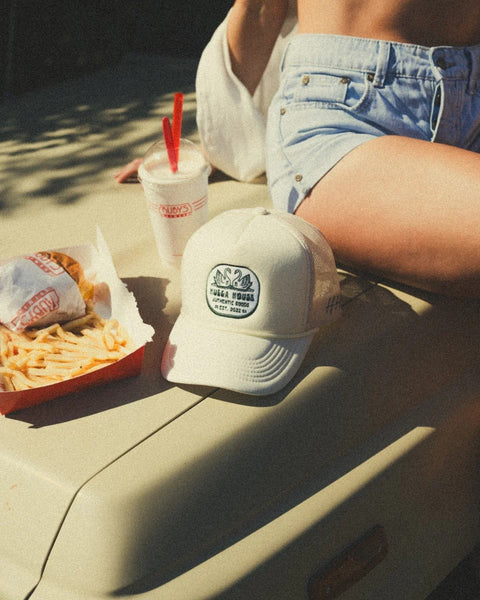 Huega House Double Swan Foam Trucker Hat / Cream - nineNORTH | Men's & Women's Clothing Boutique