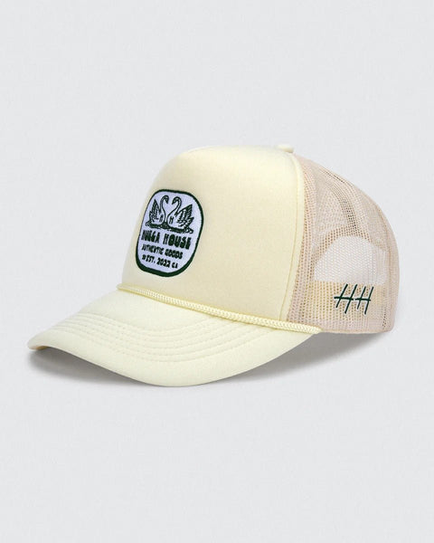 Huega House Double Swan Foam Trucker Hat / Cream - nineNORTH | Men's & Women's Clothing Boutique
