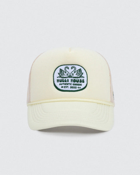 Huega House Double Swan Foam Trucker Hat / Cream - nineNORTH | Men's & Women's Clothing Boutique