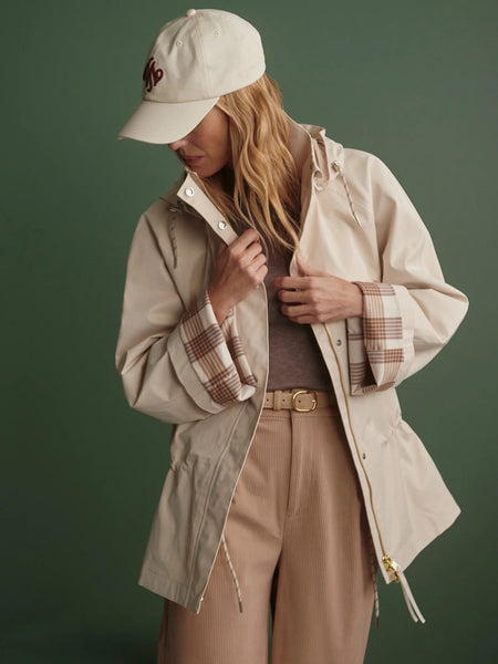 Varley Etta Short Rain Jacket - Birch