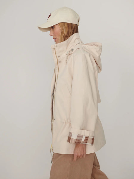 Varley Etta Short Rain Jacket - Birch