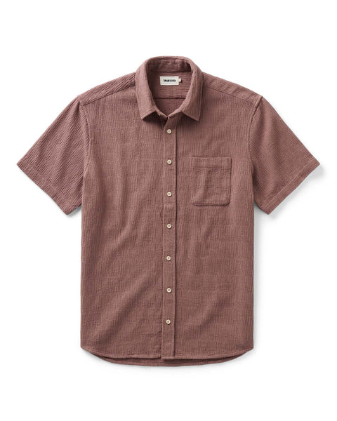 Taylor Stitch The Short Sleeve California - Redwood Hacci