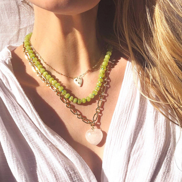 Islands Stone Candy Beaded Necklace - Aqua - nineNORTH | Men's & Women's Clothing Boutique
