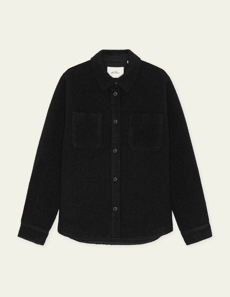 Les Deux Bouclé Overshirt - Black - nineNORTH | Men's & Women's Clothing Boutique