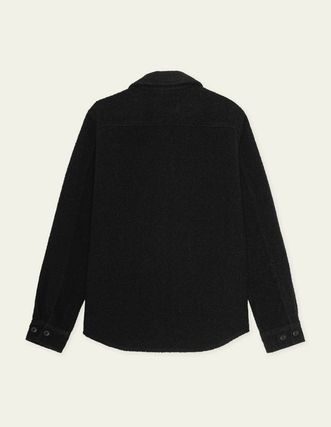 Les Deux Bouclé Overshirt - Black - nineNORTH | Men's & Women's Clothing Boutique
