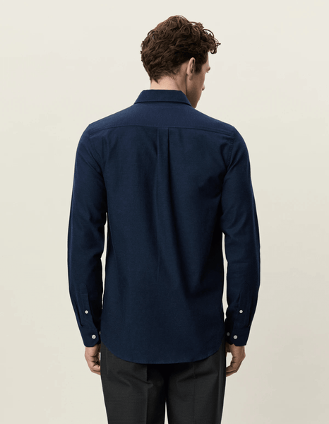 Les Deux Soft Flannel Shirt - Dark Navy Blue - nineNORTH | Men's & Women's Clothing Boutique