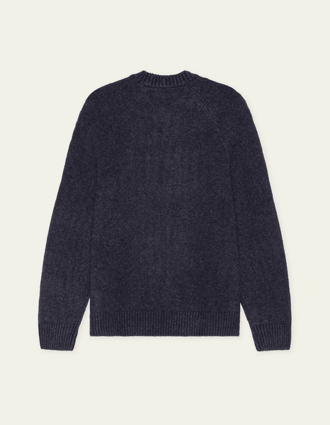Les Deux Soft Roundneck Knit Sweater - Dark Navy Blue - nineNORTH | Men's & Women's Clothing Boutique