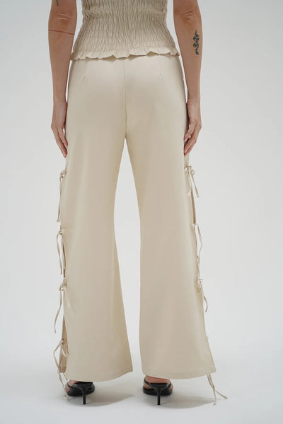 LNA Delia Tie Side Pant - Canvas Cream - nineNORTH | Men's & Women's Clothing Boutique