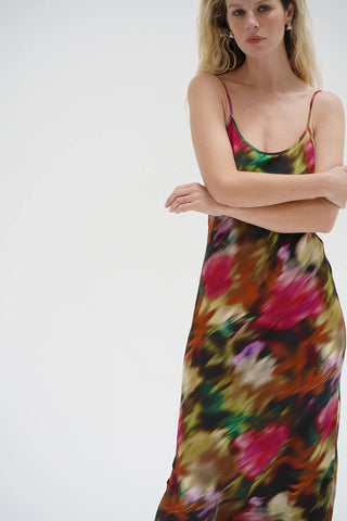 LNA Josie Slip Dress / Blurred Floral - nineNORTH | Men's & Women's Clothing Boutique