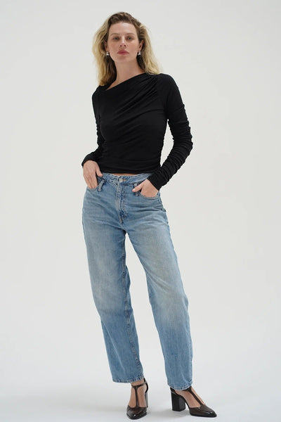 LNA Milani Long Sleeve Top / Black - nineNORTH | Men's & Women's Clothing Boutique