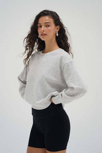 LNA Vintage Daniel Sweatshirt - Heather Grey - nineNORTH