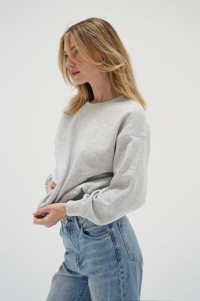 LNA Vintage Daniel Sweatshirt - Heather Grey - nineNORTH