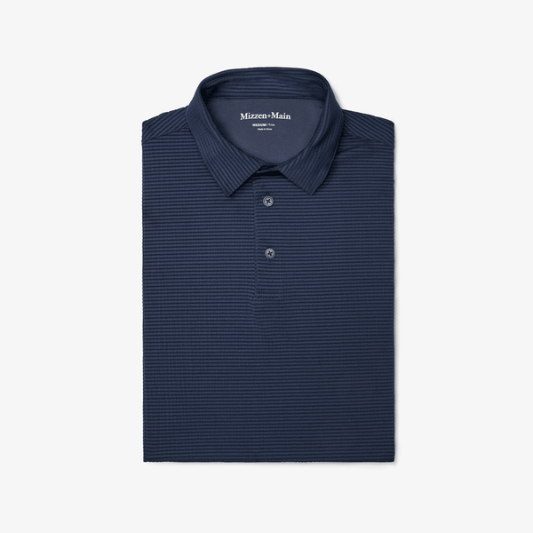 Mizzen+Main Copa Polo - Navy Solid - nineNORTH | Men's & Women's Clothing Boutique