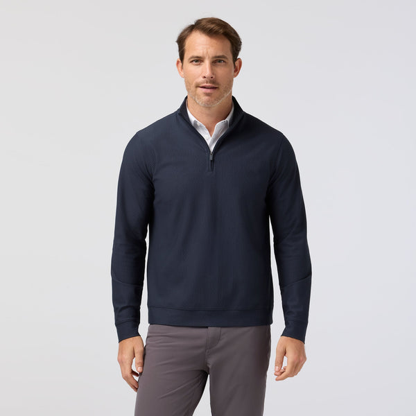 Mizzen+Main Easton Quarter Zip - Navy - nineNORTH | Men's & Women's Clothing Boutique