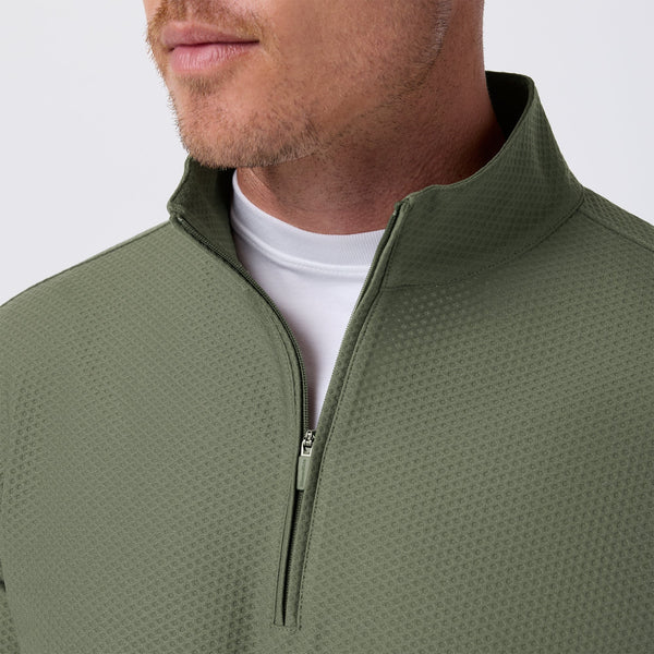 Mizzen+Main Easton Quarter Zip - Olive - nineNORTH | Men's & Women's Clothing Boutique