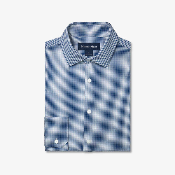Mizzen+Main Halyard Dress Shirt / Navy Peter Gingham - nineNORTH | Men's & Women's Clothing Boutique