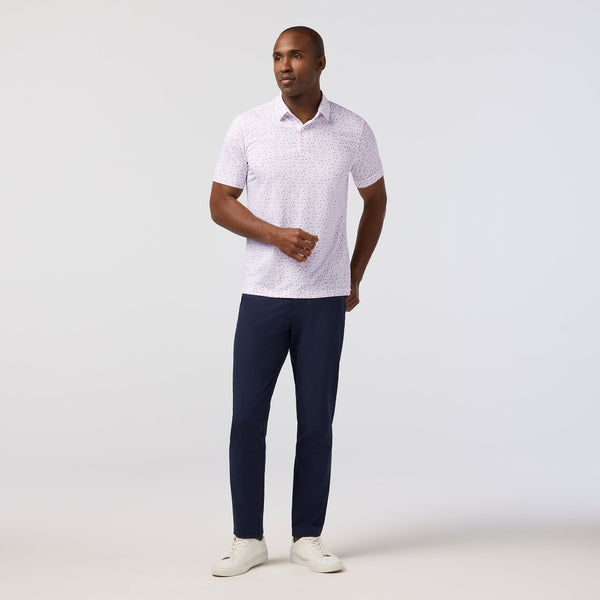 Mizzen+Main Halyard Polo - Red Hot Scattered Dash - nineNORTH | Men's & Women's Clothing Boutique