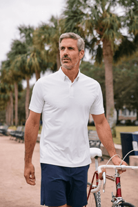 Mizzen+Main Halyard Polo / White - nineNORTH | Men's & Women's Clothing Boutique