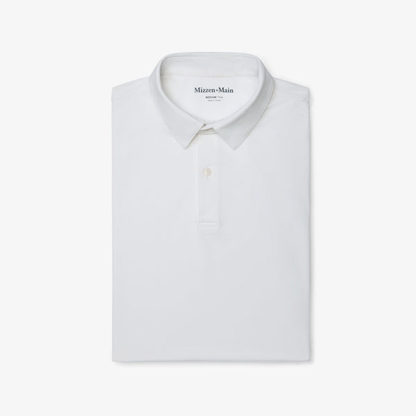 Mizzen+Main Halyard Polo / White - nineNORTH | Men's & Women's Clothing Boutique