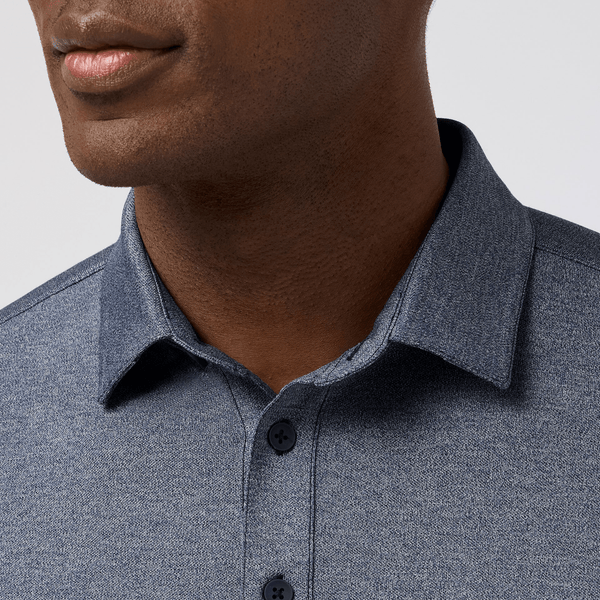 Mizzen+Main Harper Polo - Navy Heather - nineNORTH | Men's & Women's Clothing Boutique