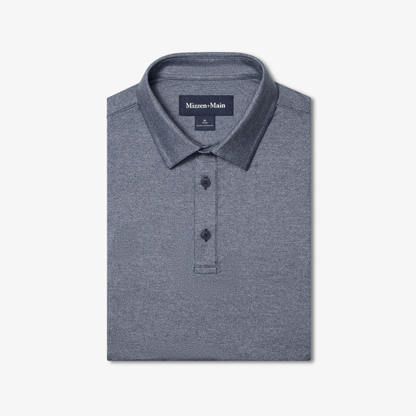 Mizzen+Main Harper Polo - Navy Heather - nineNORTH | Men's & Women's Clothing Boutique