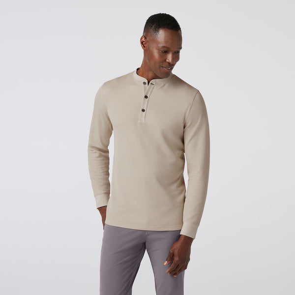Mizzen+Main Henderson Henley / Oyster Solid - nineNORTH | Men's & Women's Clothing Boutique