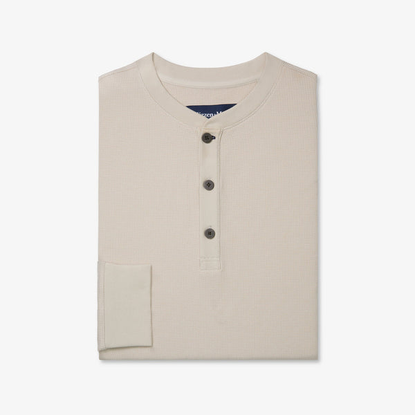 Mizzen+Main Henderson Henley / Oyster Solid - nineNORTH | Men's & Women's Clothing Boutique