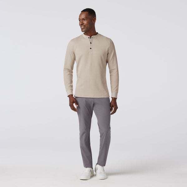 Mizzen+Main Henderson Henley / Oyster Solid - nineNORTH | Men's & Women's Clothing Boutique