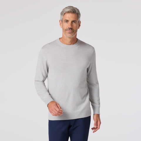 Mizzen+Main Heritage Sweater / Light Gray Heather - nineNORTH | Men's & Women's Clothing Boutique