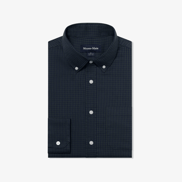 Mizzen+Main Kennedy Shirt - Navy Everett Grid - nineNORTH | Men's & Women's Clothing Boutique