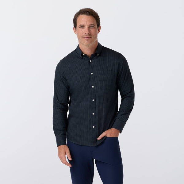 Mizzen+Main Kennedy Shirt - Navy Everett Grid - nineNORTH | Men's & Women's Clothing Boutique