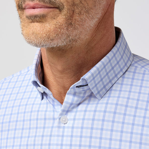 Mizzen+Main Leeward Dress Shirt - Skyline Blue Miles Plaid - nineNORTH | Men's & Women's Clothing Boutique