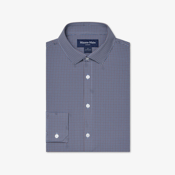 Mizzen+Main Leeward Dress Shirt - Thistle Smith Plaid - nineNORTH