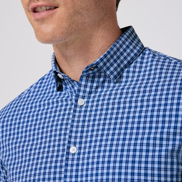 Mizzen+Main Leeward No Tuck Dress Shirt / Cobalt Ben Plaid - nineNORTH | Men's & Women's Clothing Boutique
