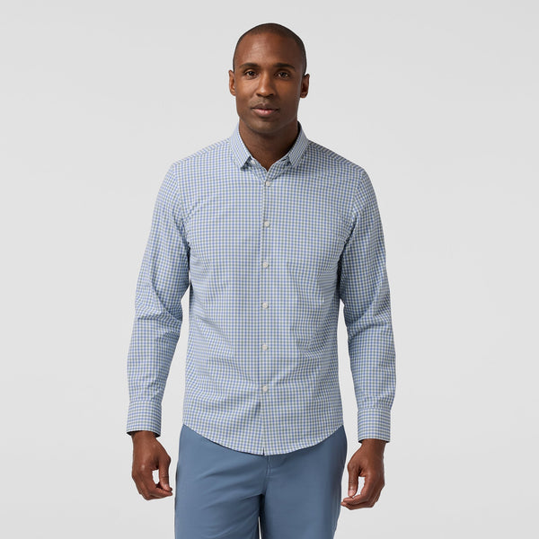 Mizzen+Main Leeward No Tuck Dress Shirt - Olive Miles Plaid - nineNORTH | Men's & Women's Clothing Boutique