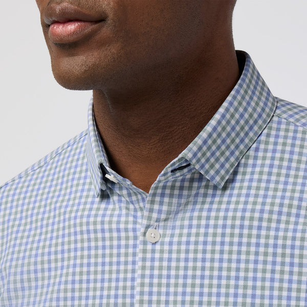 Mizzen+Main Leeward No Tuck Dress Shirt - Olive Miles Plaid - nineNORTH | Men's & Women's Clothing Boutique