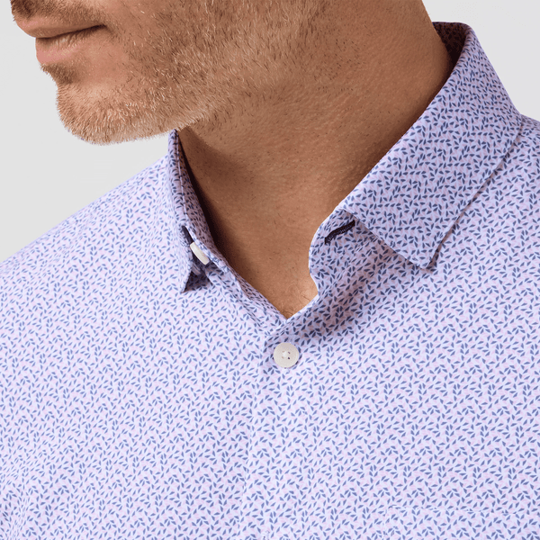 Mizzen+Main Leeward Short Sleeve - Pink Salt Retro Boomerang - nineNORTH | Men's & Women's Clothing Boutique